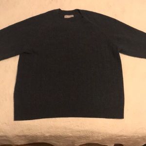 Sweater men’s dark blue 100% wool